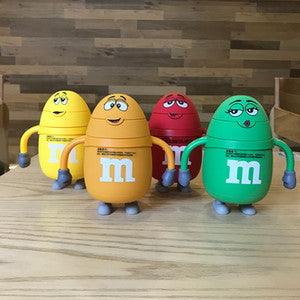 Genuine M&M Chocolate Beans Glass Bottle