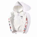 Designer Hoodie Flags Printed World
