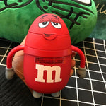 Genuine M&M Chocolate Beans Glass Bottle