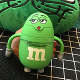 Genuine M&M Chocolate Beans Glass Bottle