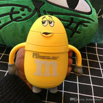Genuine M&M Chocolate Beans Glass Bottle